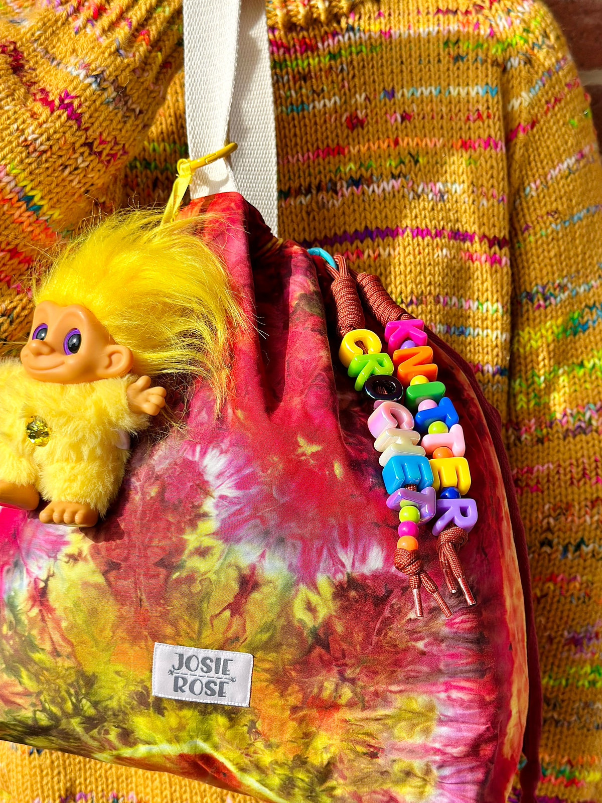 Crafty Blind Bag Keychain - Rainbow Knitter
